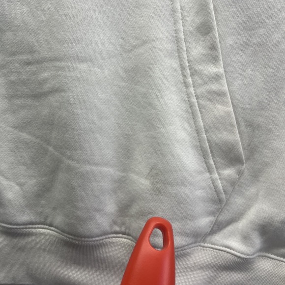 Nike Hoodie Adult Large White Sweatshirt Embroidered Logo Sportswear Active Gym - Picture 9 of 16